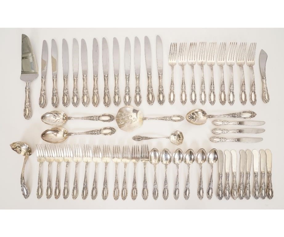 Appraisal: Sterling silver flatware service by Towle Mg Co in the