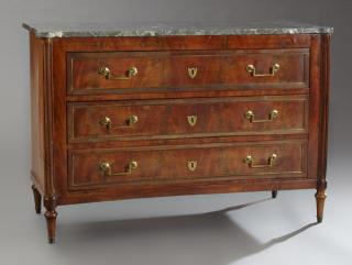 Appraisal: French Directoire Style Ormolu Mounted Mahogany Ma French Directoire Style