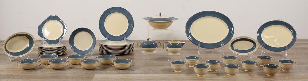 Appraisal: PIECES JOHNSON BROS PORCELAIN pieces Johnson Bros porcelain powder blue