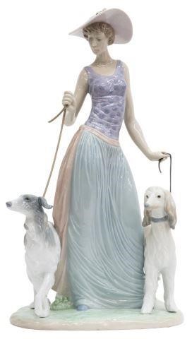 Appraisal: Lladro porcelain figure group Elegant Promenade model no designed by