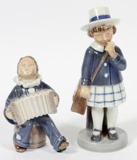 Appraisal: ROYAL COPENHAGEN PORCELAIN FIGURES PCS ROYAL COPENHAGEN PORCELAIN FIGURES PCS