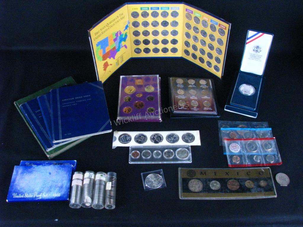 Appraisal: Collection of US and Foreign Coins total including Liberty silver