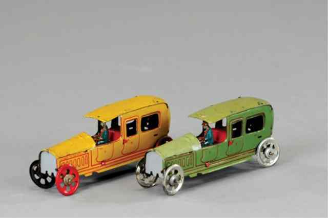 Appraisal: TWO MEIER LIMOUSINE PENNY TOYS Germany both are same version