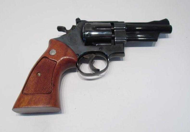 Appraisal: SMITH WESSON MODEL - DOUBLE ACTION REVOLVER magnum caliber barrel