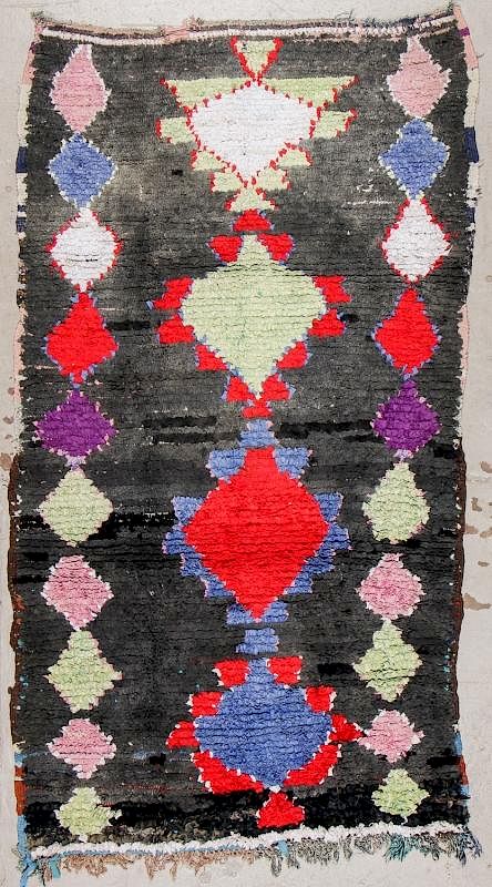 Appraisal: Vintage Moroccan Rug ' '' x ' '' Vintage Moroccan