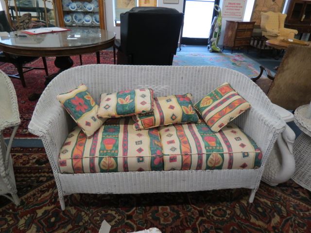 Appraisal: Wicker Sofa