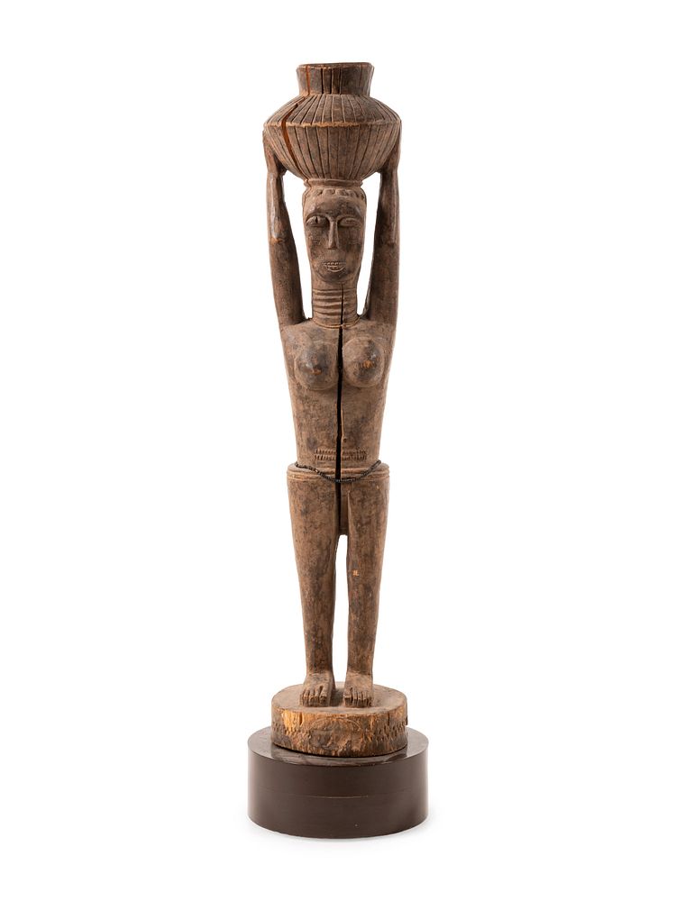 Appraisal: A Senufo Style Carved Wood Figure A Senufo Style Carved