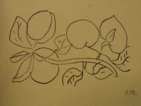 Appraisal: HENRI MATISSE Les Plants Lithograph x mm x inches full