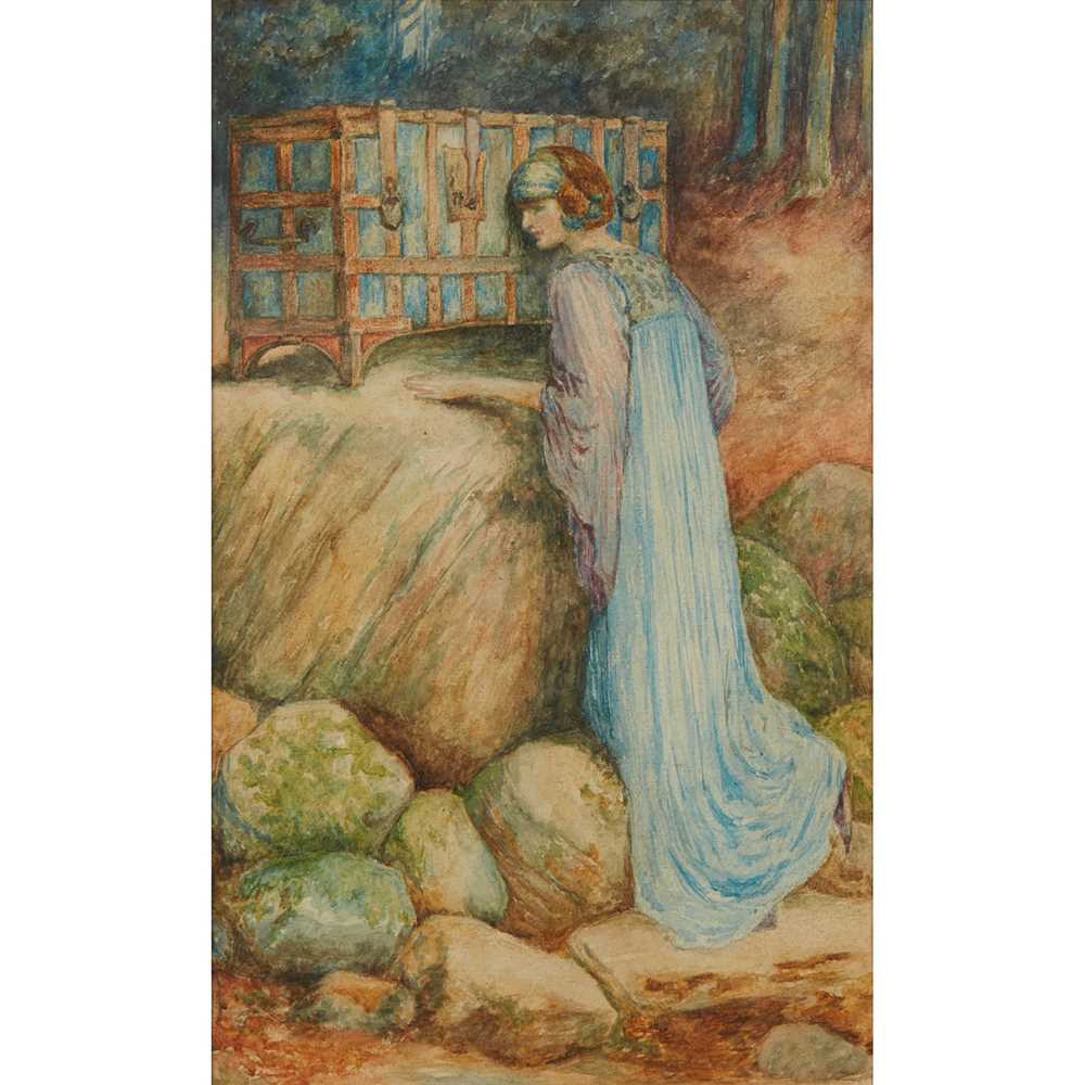 Appraisal: ATTRIBUTED TO WILLIAM HENRY MARGETSON - PANDORA'S BOX watercolour unsigned