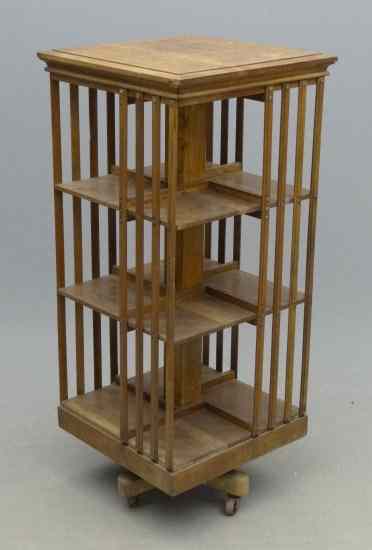 Appraisal: th c revolving bookcase '' x '' '' Ht