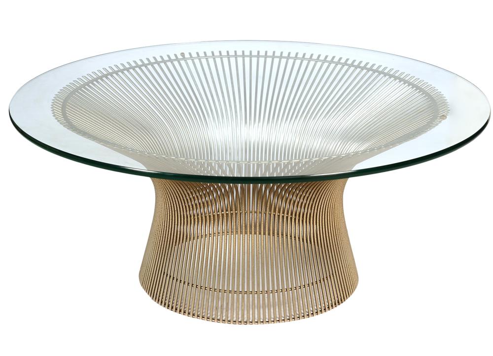 Appraisal: VINTAGE WARREN PLATNER COFFEE TABLE FOR KNOLLWarren Platner American -