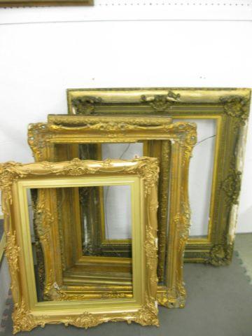 Appraisal: Large Picture Frames some Victorian