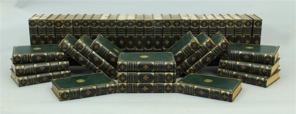 Appraisal: THE ROMANCES OF ALEXANDRE DUMAS incomplete set Vols of Boston