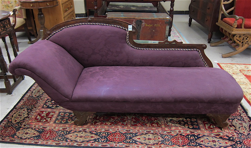 Appraisal: VICTORIAN EASTLAKE CHAISE LOUNGE American last quarter of the th