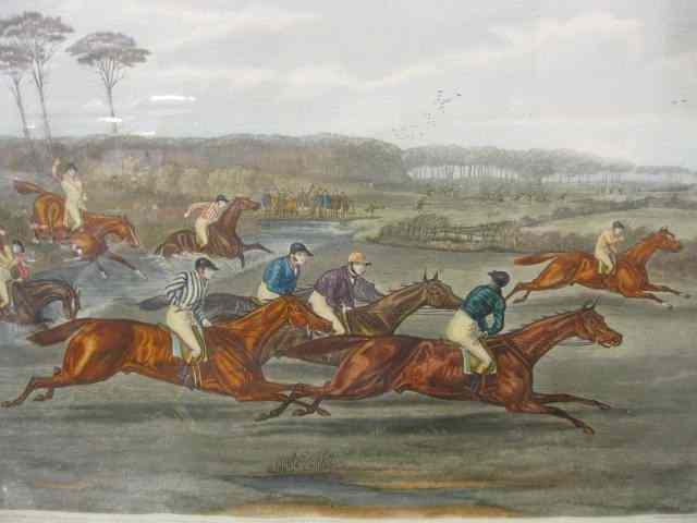 Appraisal: Charles Hunt Engraving ''Leamington GrandSteeple Chase '' image area ''