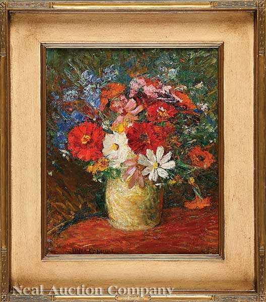 Appraisal: Helen Maria Turner American New Orleans - Flowers oil on