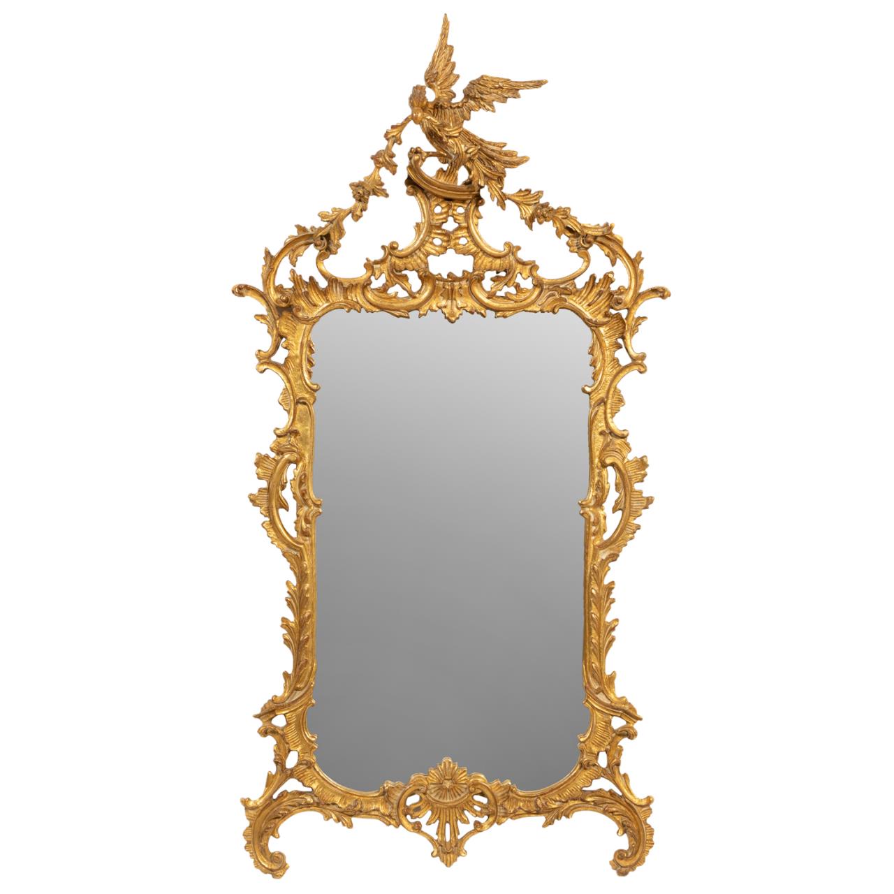 Appraisal: CARVER'S GUILD FEDERAL STYLE GILT WALL MIRROR Carver's Guild American