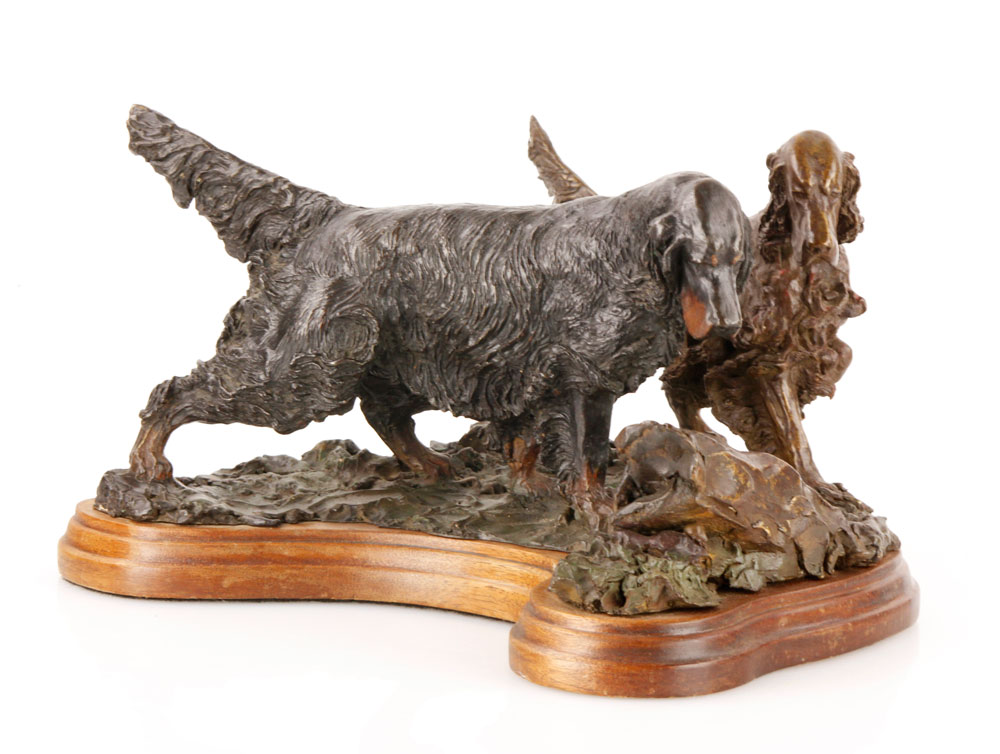 Appraisal: - Hutto Bronze Sculpture Leslie Hutto American - sculpture of