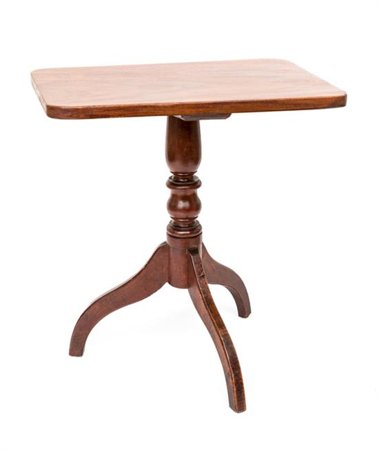 Appraisal: Sale Lot A Mahogany Pedestal Table the rectangular top raised