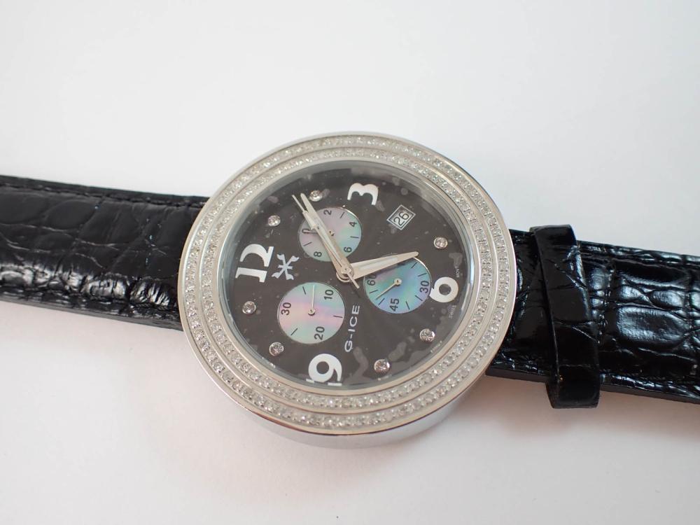 Appraisal: G-ICE WRIST WATCH having a stainless case with two rows