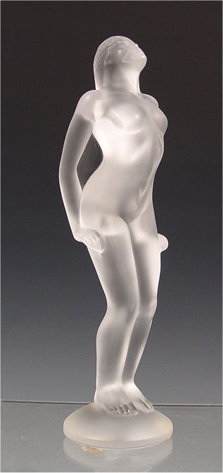 Appraisal: LALIQUE FRENCH CRYSTAL ''JOSEPHINE'' NUDE FIGURE ''h