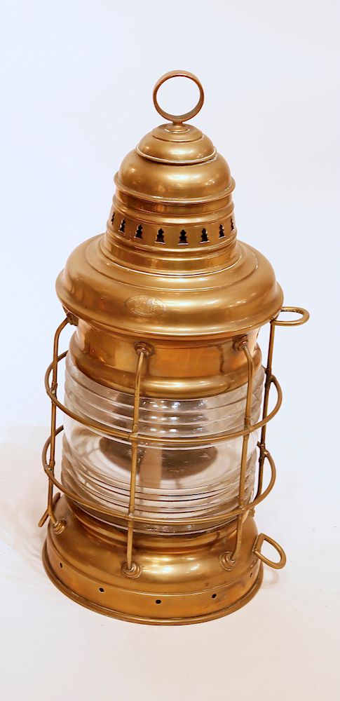 Appraisal: Rare Coast Guard Service Perko Perkins Marine Lantern Exclusive on