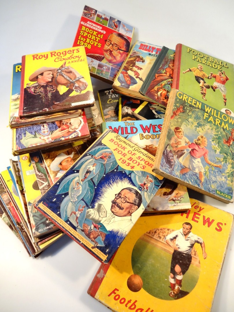 Appraisal: Various children's annuals books etc to include Stanley Matthews football