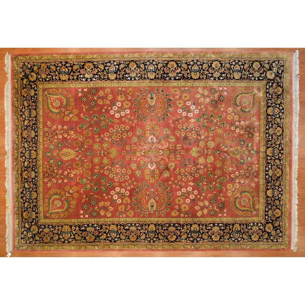 Appraisal: Indo Mahal Carpet India x Fourth quarter- th century hand-knotted