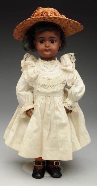 Appraisal: Petite Brown S H Child Doll German bisque socket head