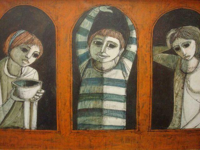 Appraisal: RANUCCI Lucio O C of Three Children Signed and dated