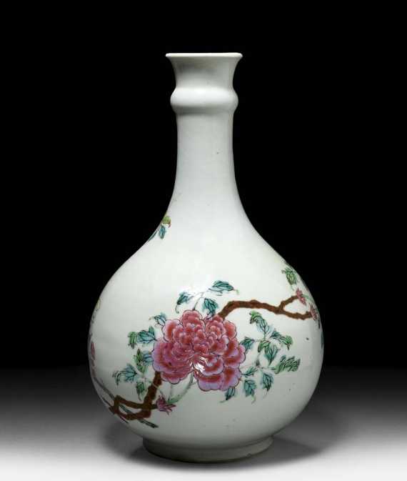 Appraisal: FAMILLE ROSE VASE China Yongzheng-period H cm