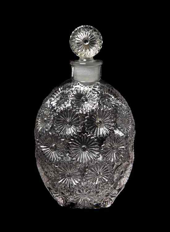 Appraisal: A Rene Lalique Molded Glass Perfume Bottle Rose for Worth