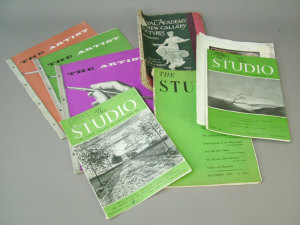 Appraisal: A quantity of art and architecture magazines periodicals and cuttings