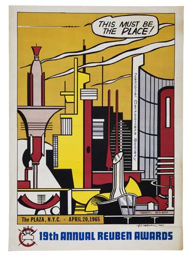 Appraisal: ROY LICHTENSTEIN This Must Be The Place Offset color lithograph