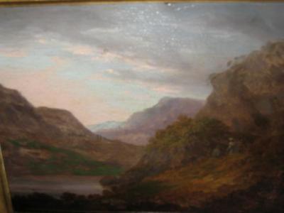 Appraisal: ENGLISH SCHOOL th Century A View in Derbyshire unsigned oil