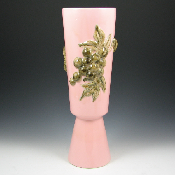 Appraisal: Hull Tokay Vase Tokay vase in pink with green Marked