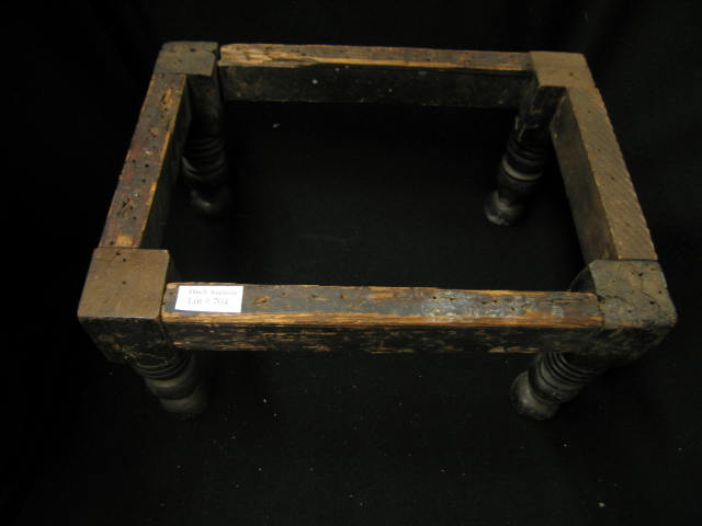 Appraisal: Early Footstool Frame