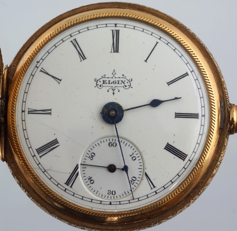 Appraisal: K YG Elgin S hunt case pocket watch SN c