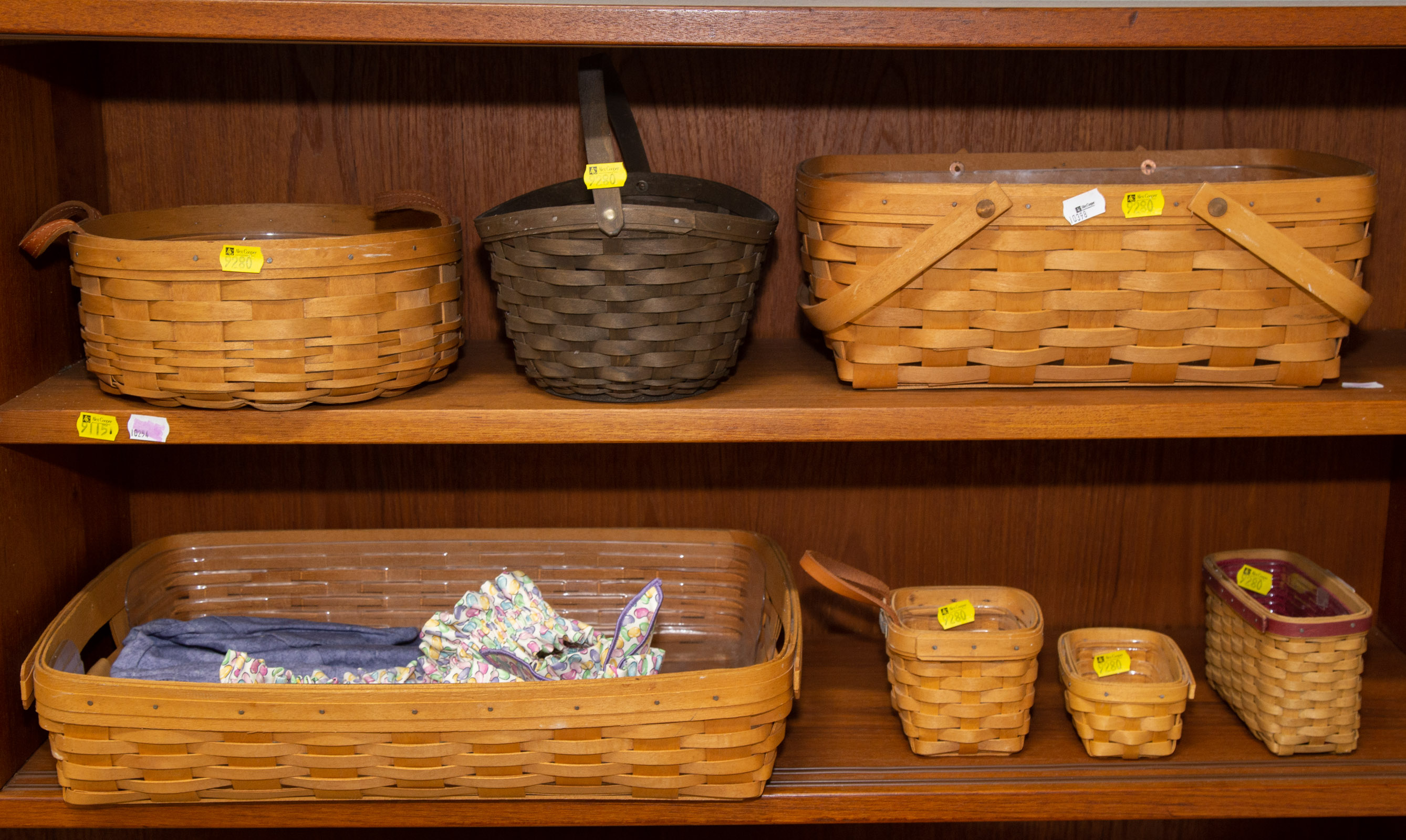 Appraisal: SEVEN LONGABERGER BASKETS