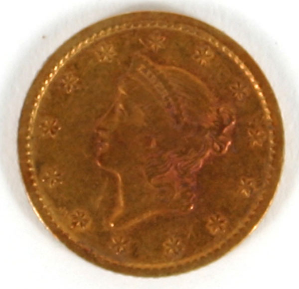 Appraisal: One Dollar Liberty Type I Gold Coin