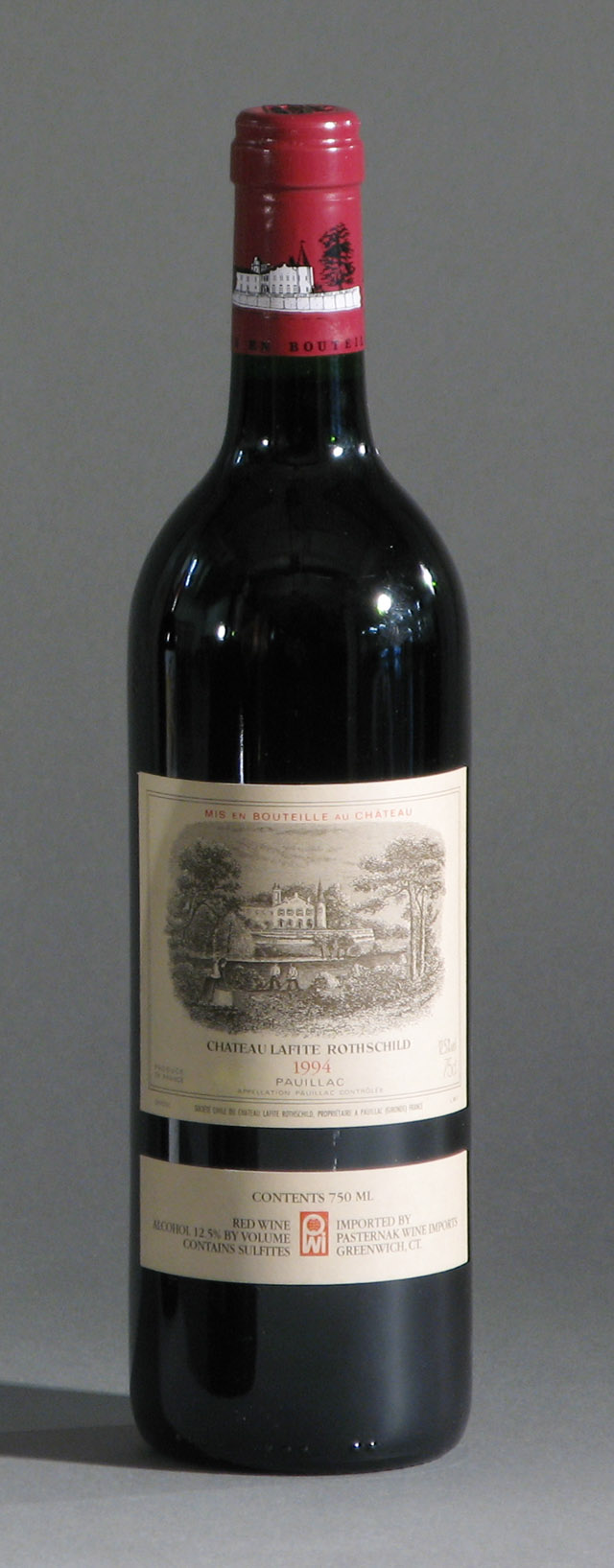 Appraisal: ONE BOTTLE OF VINTAGE FRENCH RED BORDEAUX WINE Chateau Lafite