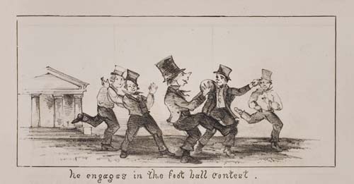 Appraisal: CARICATURE Peters William T illustrator The College Experience of Ichabod