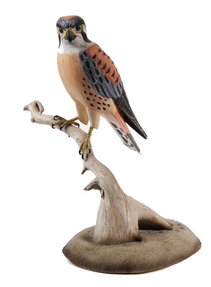 Appraisal: BIRD CARVING - 'Kestrel' by Wendell H Gilley ME -