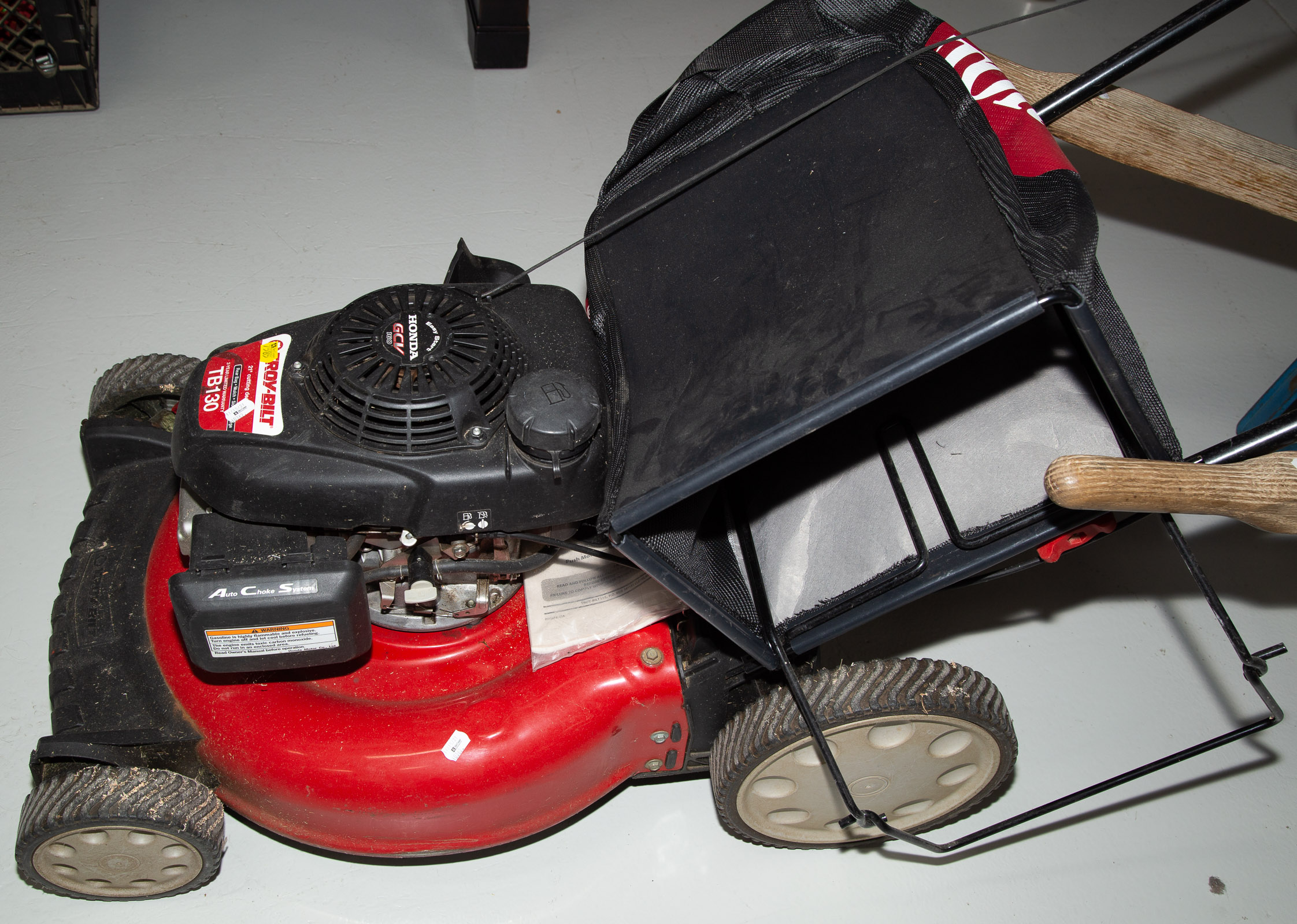 Appraisal: TROY-BILT TB LAWN MOWER With Honda GCV gas engine and