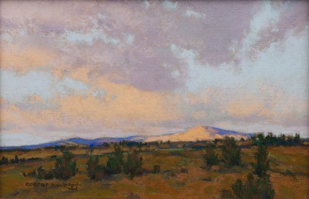 Appraisal: Robert Knudson American - Evening Sky-Wyoming Robert Knudson American -