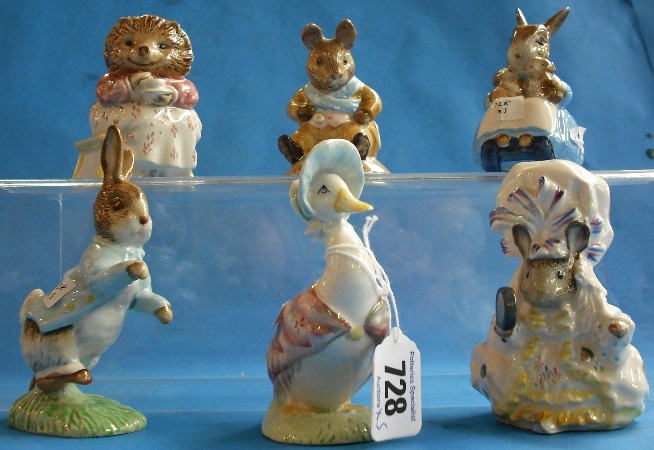 Appraisal: Royal Albert Beatrix Potter Figures Mrs Tiggy Winkle Takes Tea