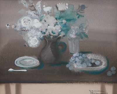 Appraisal: Marcelle Stoianovich American French th Century Still Life Gouache on