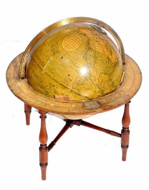 Appraisal: A VICTORIAN TERRESTRIAL GLOBE by J Gellatly Edinburgh with original