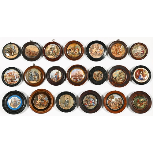 Appraisal: Twenty F R Pratt colour printed pot lids mid th