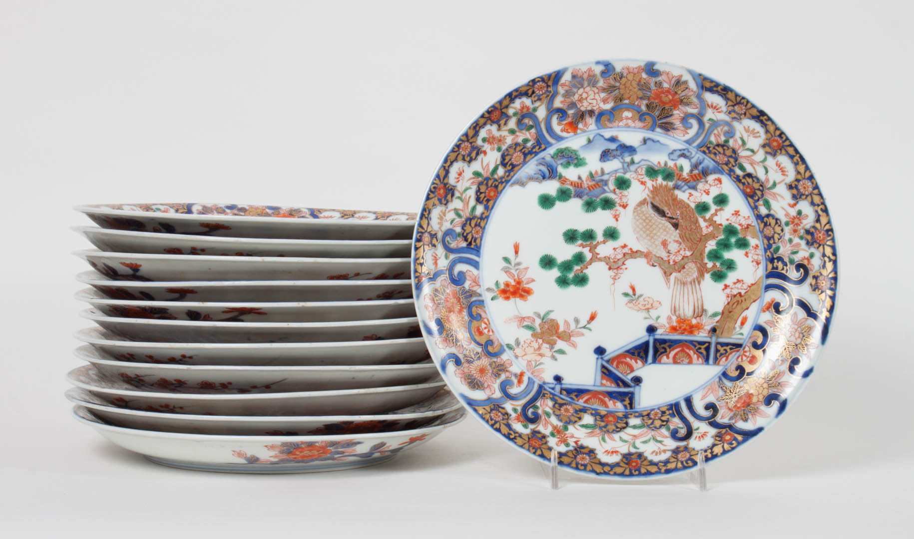 Appraisal: Japanese Imari porcelain plates second half- th century each plate